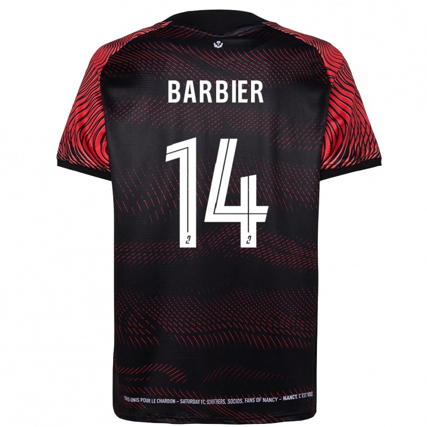 Danxen Men Hugo Barbier #14 White Red Home Jersey 2025/26 T-Shirt
