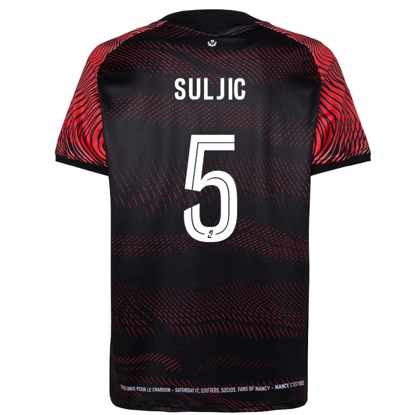 Danxen Men Cazim Suljic #5 White Red Home Jersey 2025/26 T-Shirt