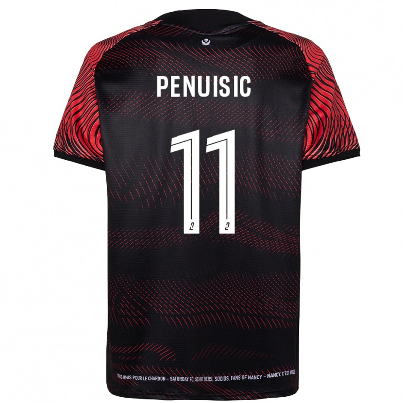 Danxen Men Alvin Pénuisic #11 White Red Home Jersey 2025/26 T-Shirt