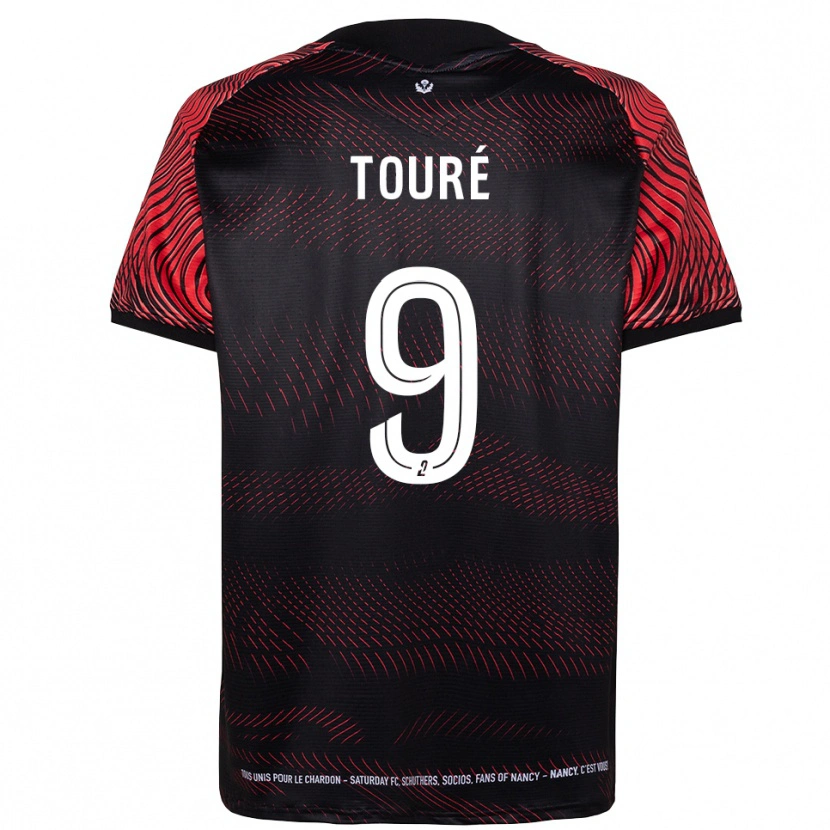 Danxen Men Cheikh Touré #9 White Red Home Jersey 2025/26 T-Shirt