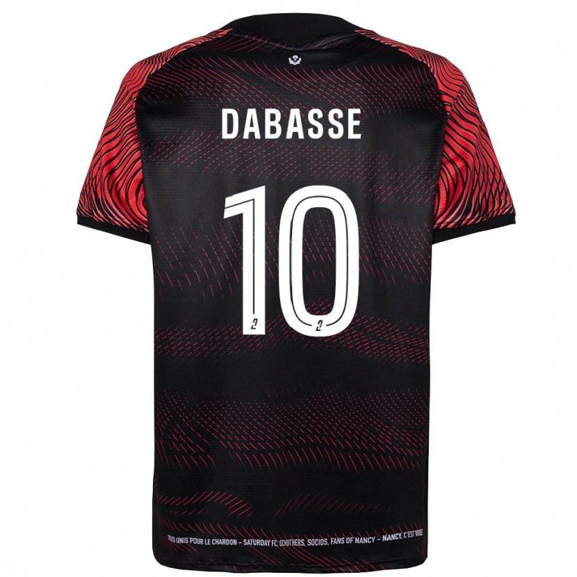 Danxen Men Adrian Dabasse #10 White Red Home Jersey 2025/26 T-Shirt
