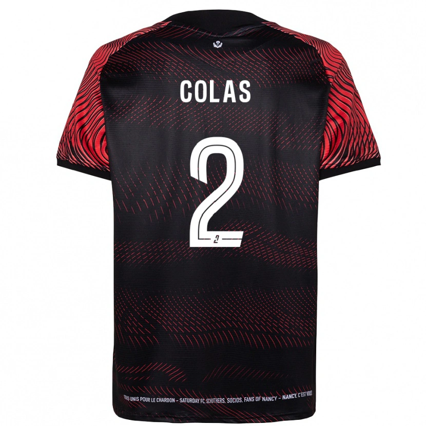 Danxen Men Arsenne Colas #2 White Red Home Jersey 2025/26 T-Shirt