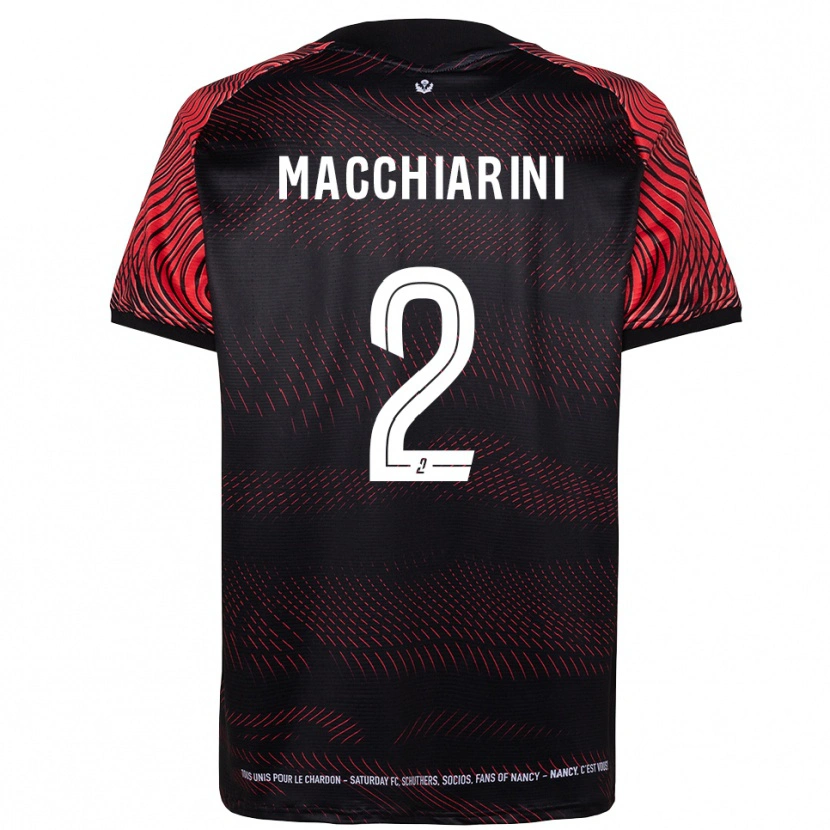 Danxen Men Matéo Macchiarini #2 White Red Home Jersey 2025/26 T-Shirt
