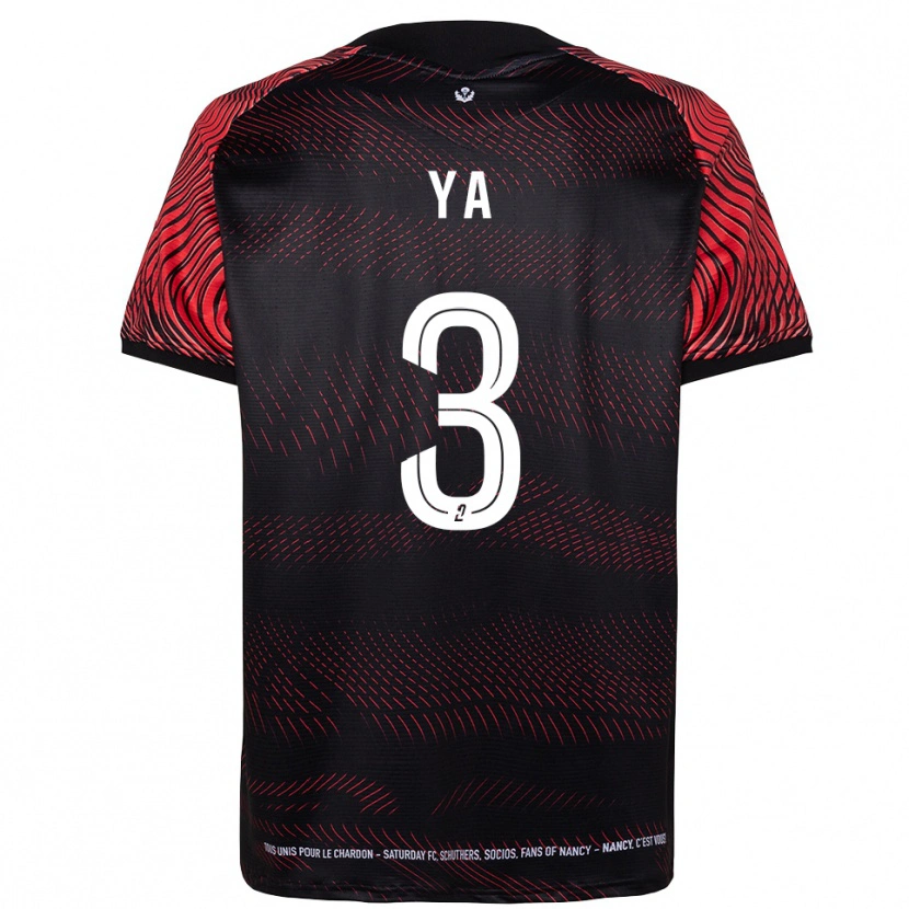Danxen Men Noah Ya #3 White Red Home Jersey 2025/26 T-Shirt