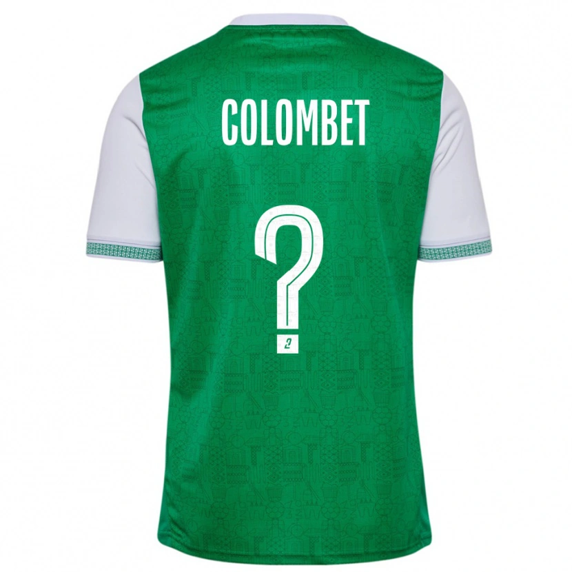 Danxen Men Alexis Colombet #0 Green White Home Jersey 2025/26 T-Shirt