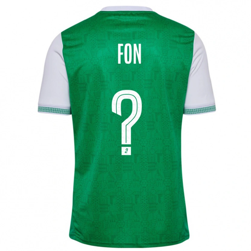 Danxen Men Welma Fon #0 Green White Home Jersey 2025/26 T-Shirt