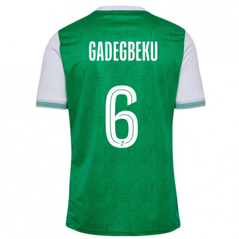 Danxen Men Luan Gadegbeku #6 Green White Home Jersey 2025/26 T-Shirt