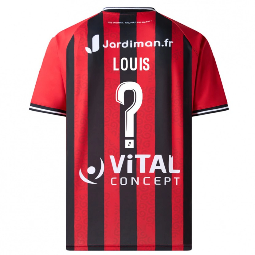 Danxen Men Jonathan Louis #0 Red Black Home Jersey 2025/26 T-Shirt