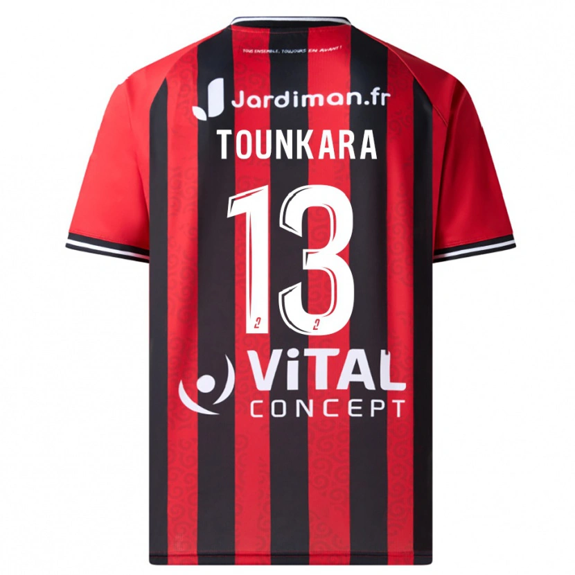 Danxen Men Fadiala Tounkara #13 Red Black Home Jersey 2025/26 T-Shirt