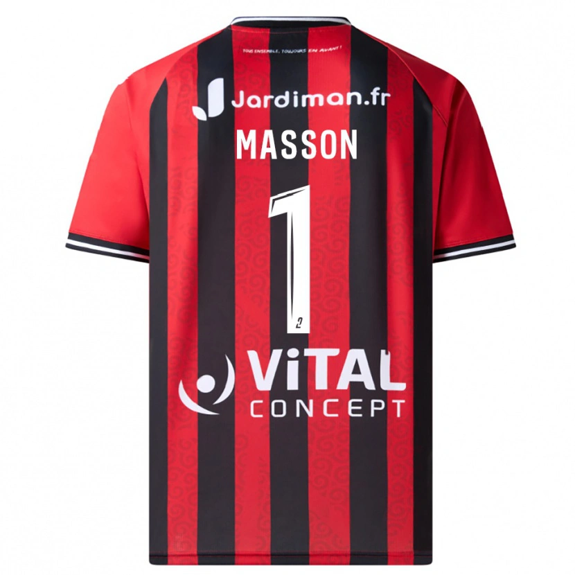 Danxen Men Albert Masson #1 Red Black Home Jersey 2025/26 T-Shirt