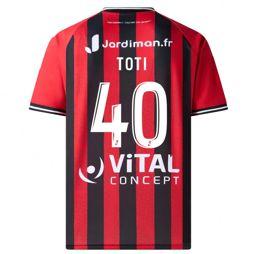 Danxen Men Manon Toti #40 Red Black Home Jersey 2025/26 T-Shirt