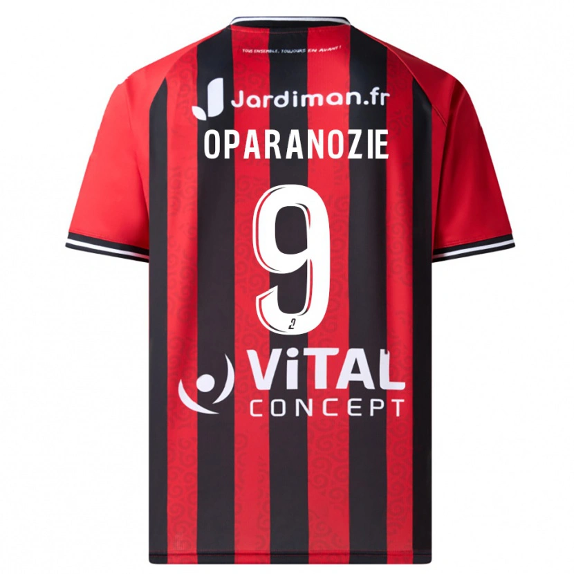Danxen Men Desire Oparanozie #9 Red Black Home Jersey 2025/26 T-Shirt
