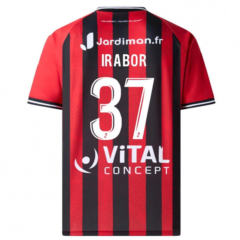 Danxen Men Brown Irabor #37 Red Black Home Jersey 2025/26 T-Shirt