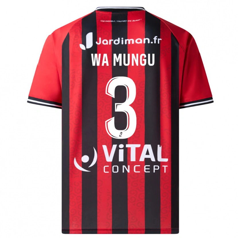 Danxen Men Vimoj Muntu Wa Mungu #3 Red Black Home Jersey 2025/26 T-Shirt