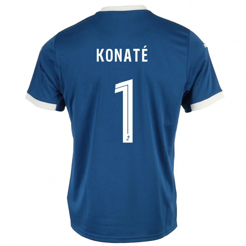 Danxen Men Hillel Konaté #1 Blue White Home Jersey 2025/26 T-Shirt