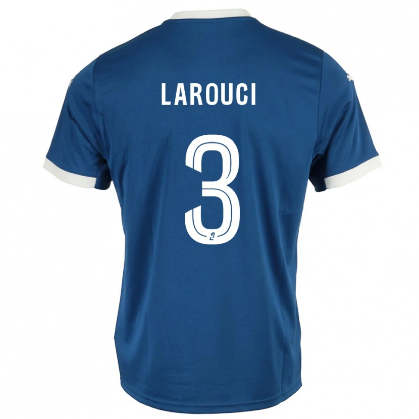 Danxen Men Yasser Larouci #3 Blue White Home Jersey 2025/26 T-Shirt