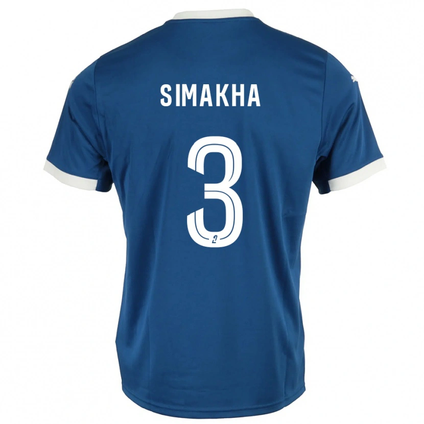 Danxen Men Lassana Simakha #3 Blue White Home Jersey 2025/26 T-Shirt