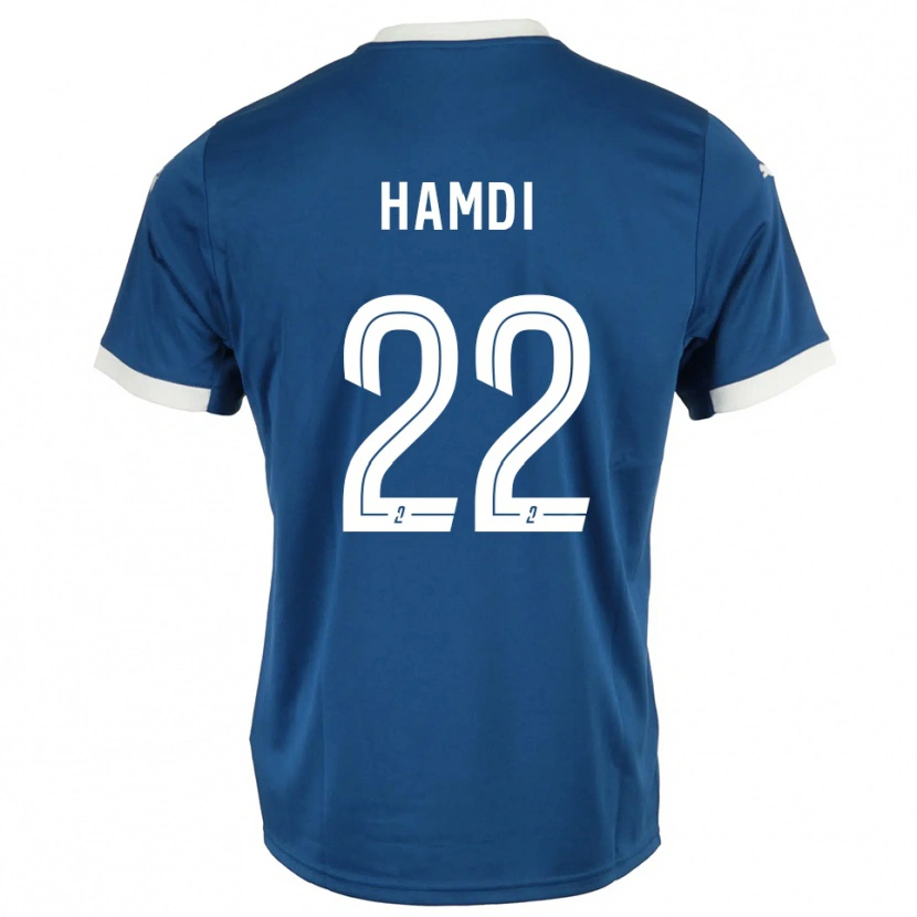 Danxen Men Mathis Hamdi #22 Blue White Home Jersey 2025/26 T-Shirt
