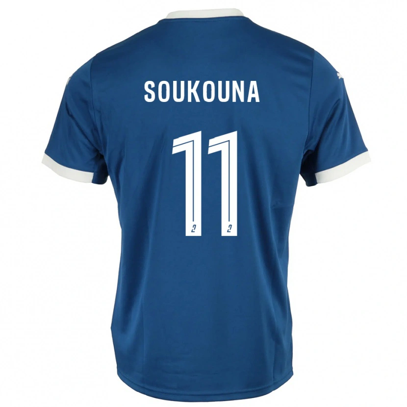Danxen Men Idrissa Soukouna #11 Blue White Home Jersey 2025/26 T-Shirt