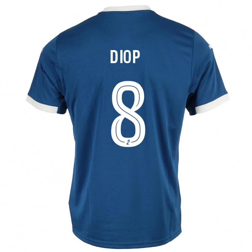 Danxen Men Mouhamed Diop #8 Blue White Home Jersey 2025/26 T-Shirt