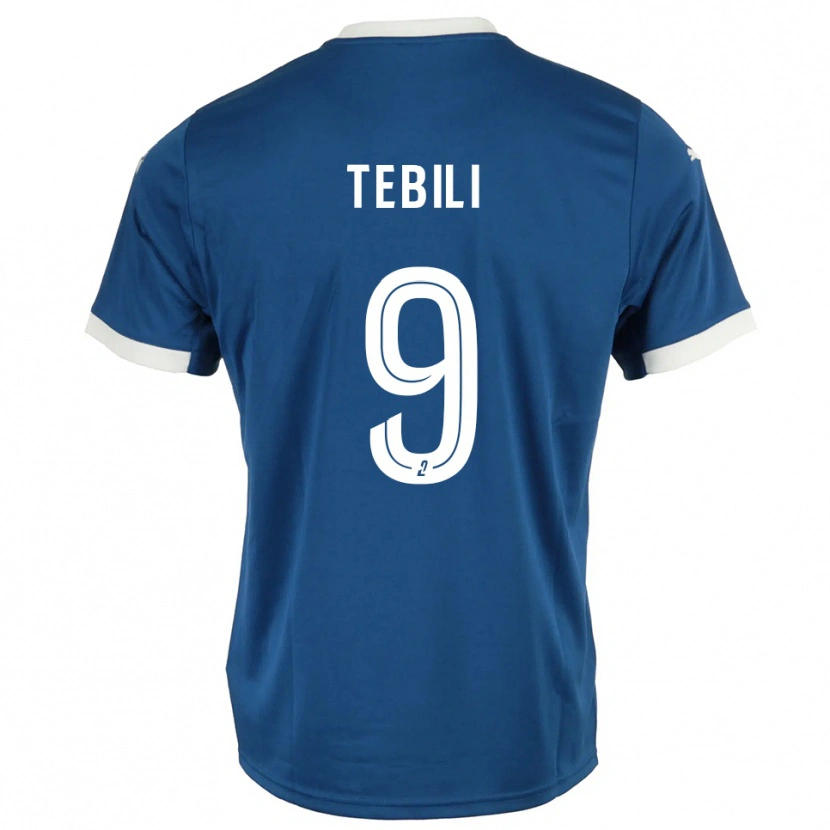 Danxen Men David Tebili #9 Blue White Home Jersey 2025/26 T-Shirt