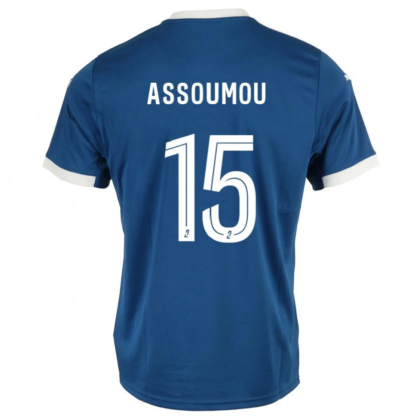 Danxen Men Jaurès Assoumou #15 Blue White Home Jersey 2025/26 T-Shirt