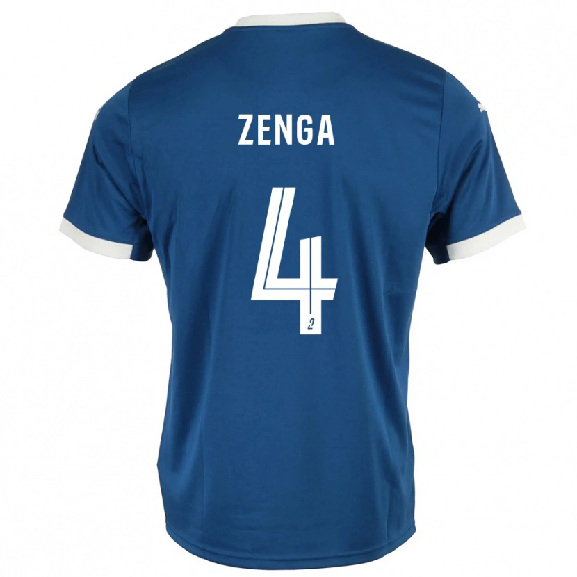 Danxen Men Preston Zenga #4 Blue White Home Jersey 2025/26 T-Shirt