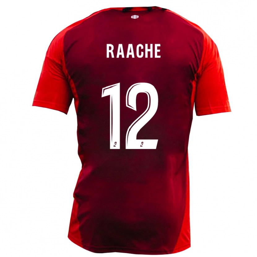 Danxen Men Ibrahim Raache #12 Red Burgundy Home Jersey 2025/26 T-Shirt