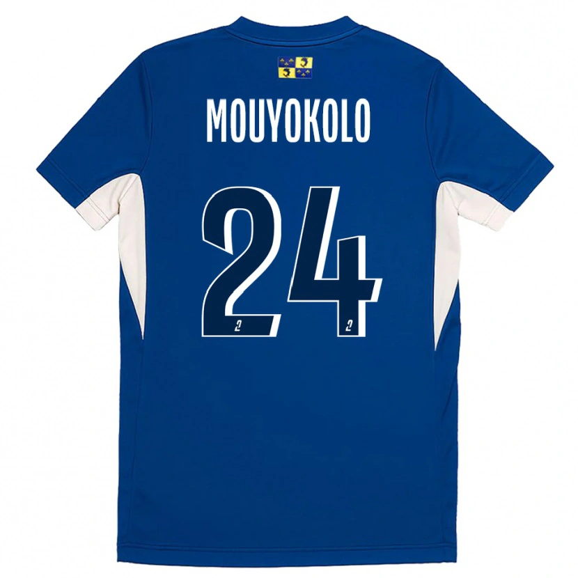 Danxen Men Loris Mouyokolo #24 Blue Navy Home Jersey 2025/26 T-Shirt