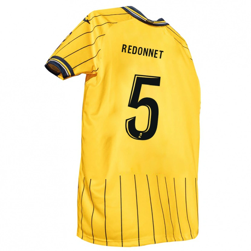 Danxen Men Milo Redonnet #5 Yellow Navy Home Jersey 2025/26 T-Shirt