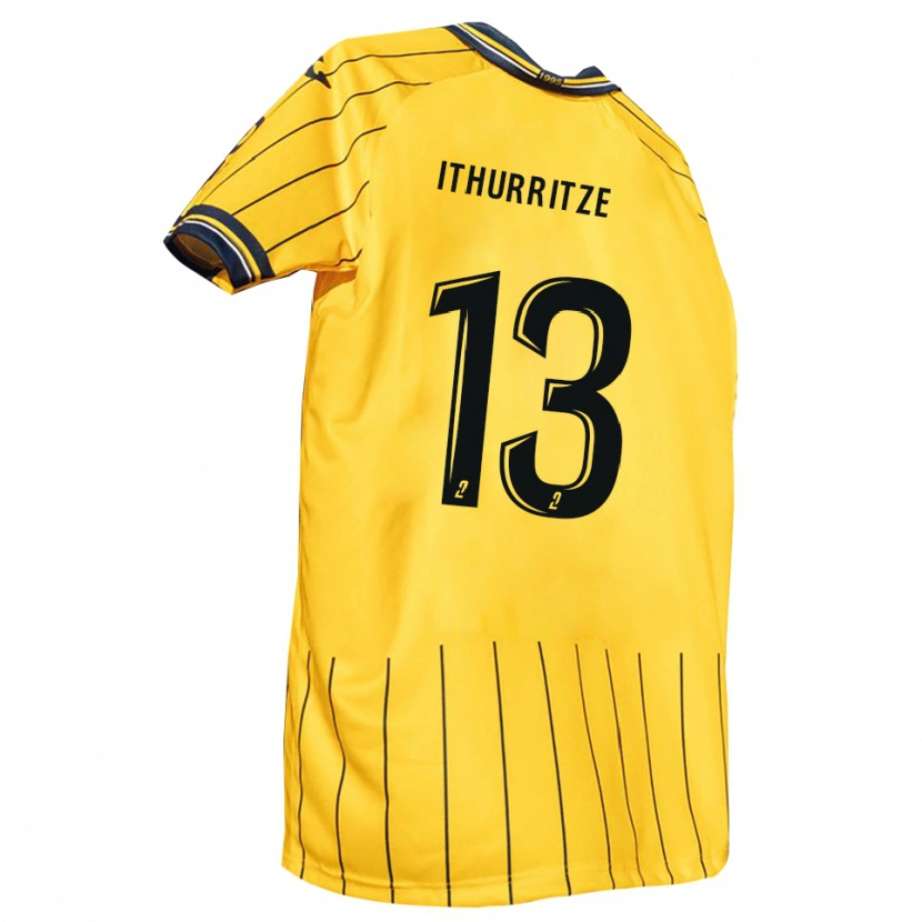 Danxen Men Noah Ithurritze #13 Yellow Navy Home Jersey 2025/26 T-Shirt