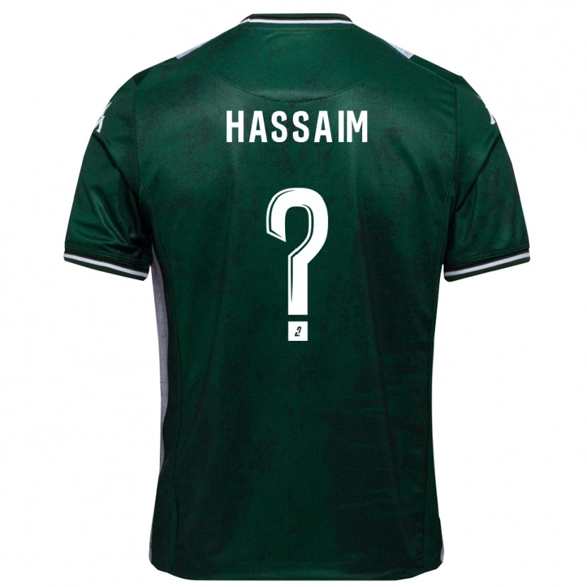 Danxen Men Melwane Hassaim #0 Green White Home Jersey 2025/26 T-Shirt