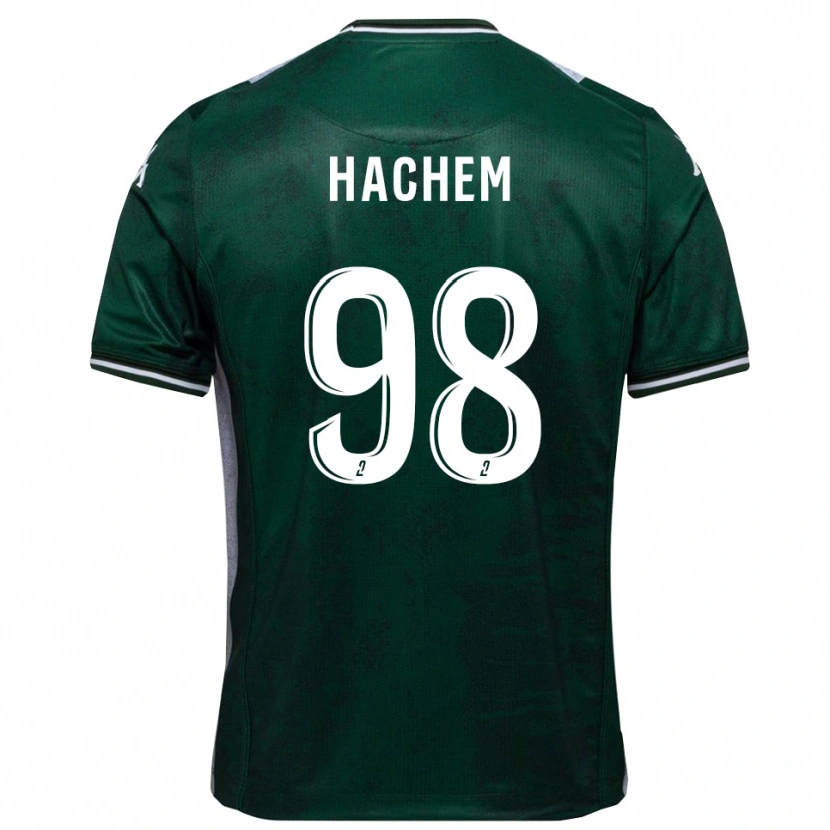 Danxen Men Ryad Hachem #98 Green White Home Jersey 2025/26 T-Shirt