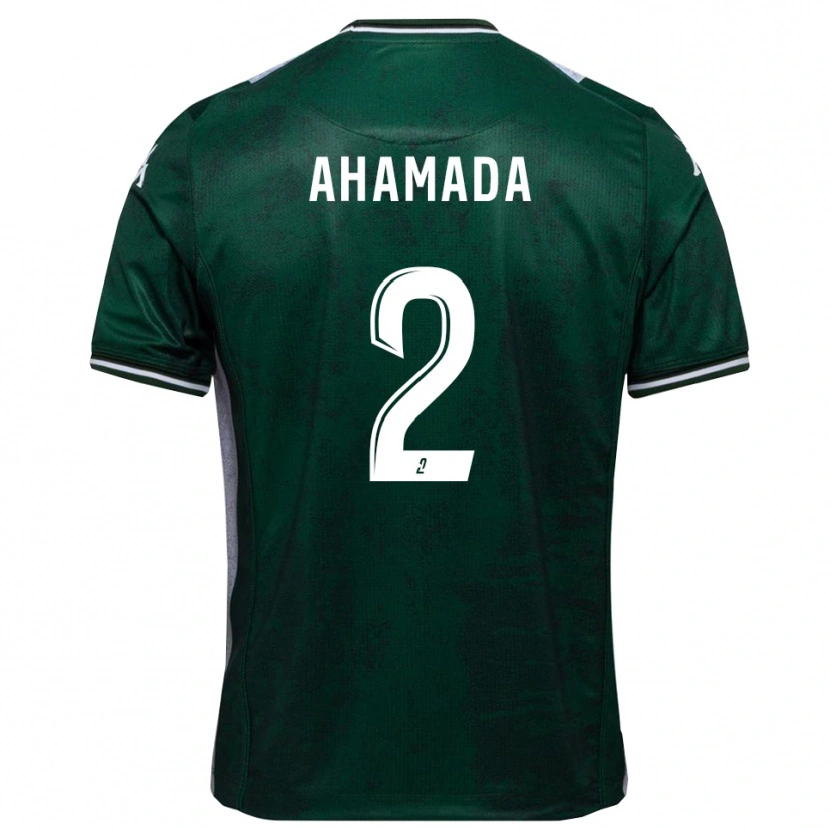 Danxen Men Mohafidh Ahamada #2 Green White Home Jersey 2025/26 T-Shirt