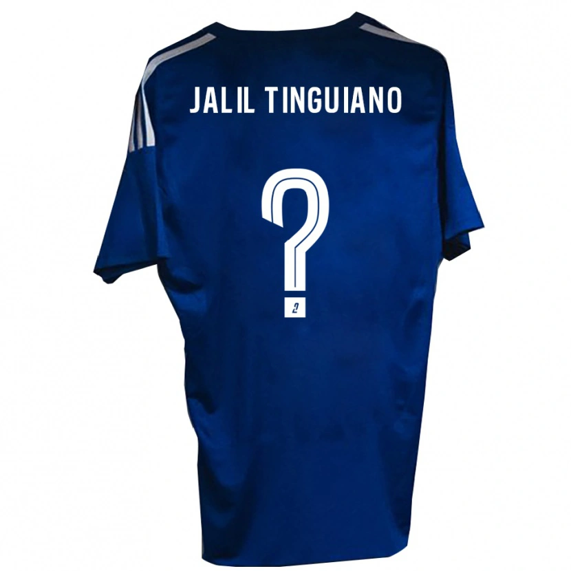 Danxen Men Abdoul Jalil Tinguiano #0 Blue White Home Jersey 2025/26 T-Shirt