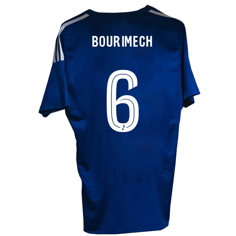 Danxen Men Ilyes Bourimech #6 Blue White Home Jersey 2025/26 T-Shirt