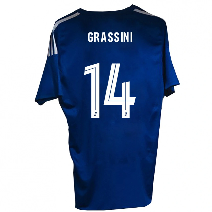 Danxen Men Romeo Grassini #14 Blue White Home Jersey 2025/26 T-Shirt