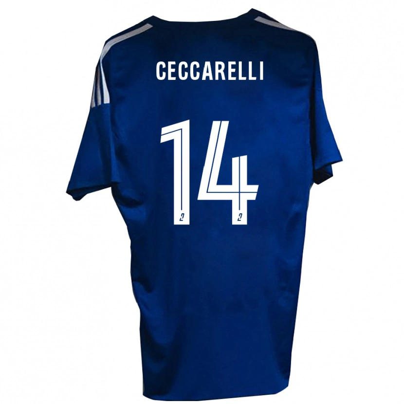 Danxen Men Grégory Ceccarelli #14 Blue White Home Jersey 2025/26 T-Shirt