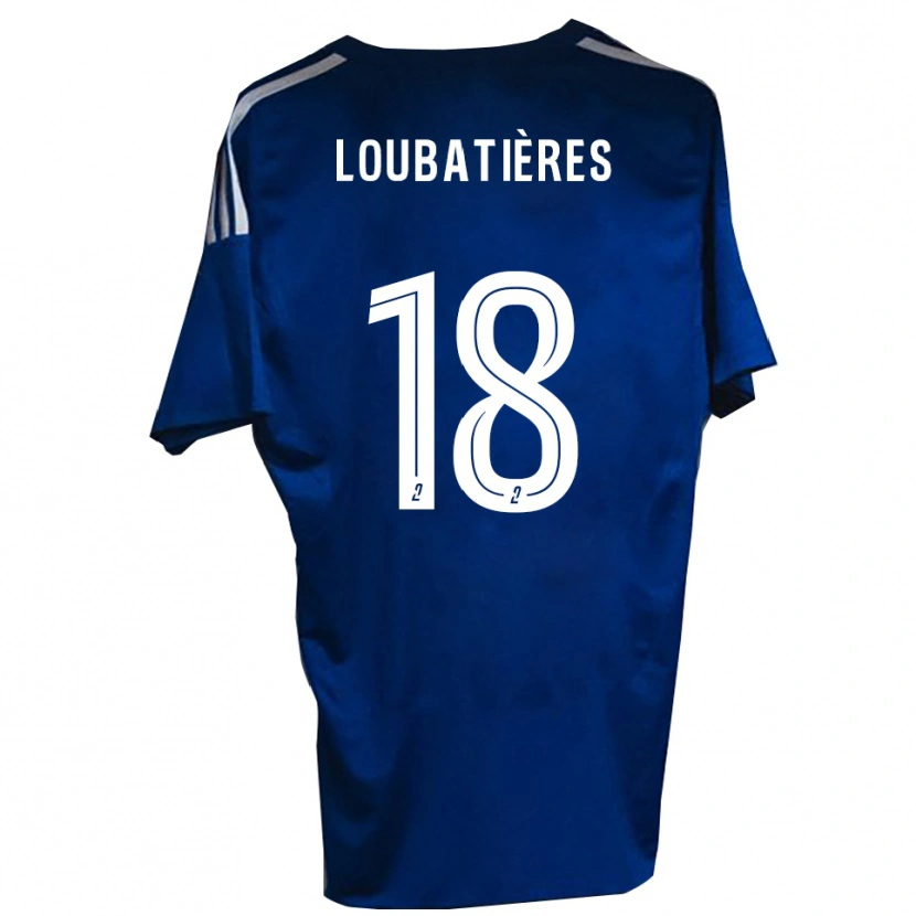 Danxen Men Matéo Loubatières #18 Blue White Home Jersey 2025/26 T-Shirt