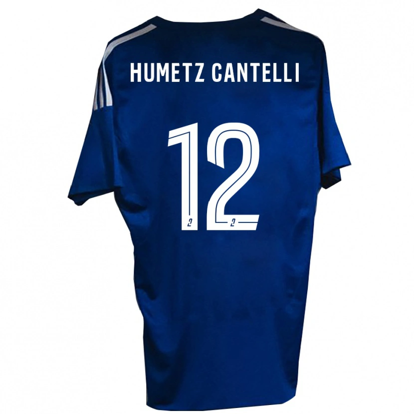Danxen Men Ange Humetz Cantelli #12 Blue White Home Jersey 2025/26 T-Shirt