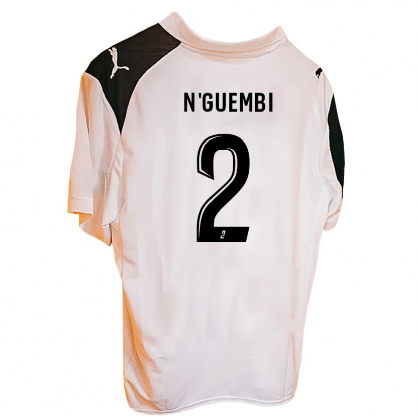 Danxen Men Gabriel N'guembi #2 Orange Black Home Jersey 2025/26 T-Shirt
