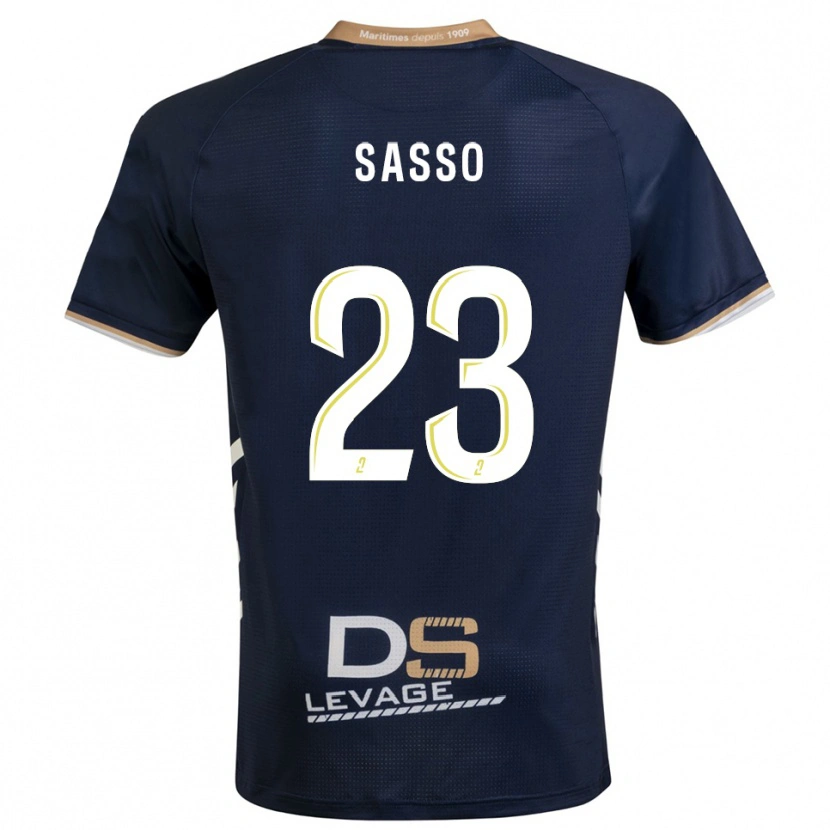 Danxen Men Vincent Sasso #23 Navy Gold Home Jersey 2025/26 T-Shirt