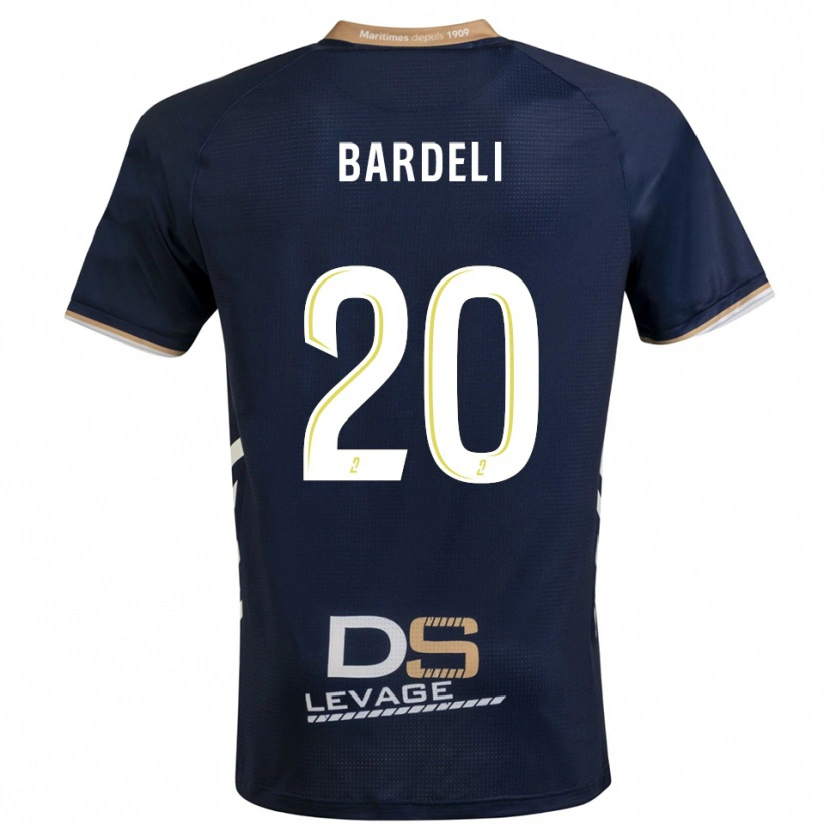 Danxen Men Enzo Bardeli #20 Navy Gold Home Jersey 2025/26 T-Shirt