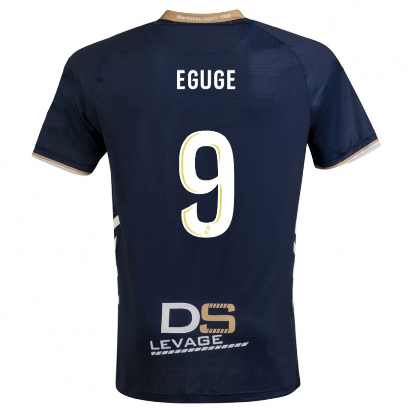 Danxen Men Benny Eguge #9 Navy Gold Home Jersey 2025/26 T-Shirt