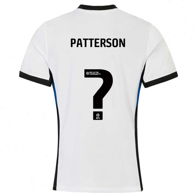 Danxen Men Rico Patterson #0 White Blue Away Jersey 2025/26 T-Shirt