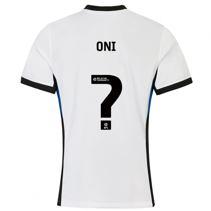 Danxen Men Ifeoluwa Oni #0 White Blue Away Jersey 2025/26 T-Shirt