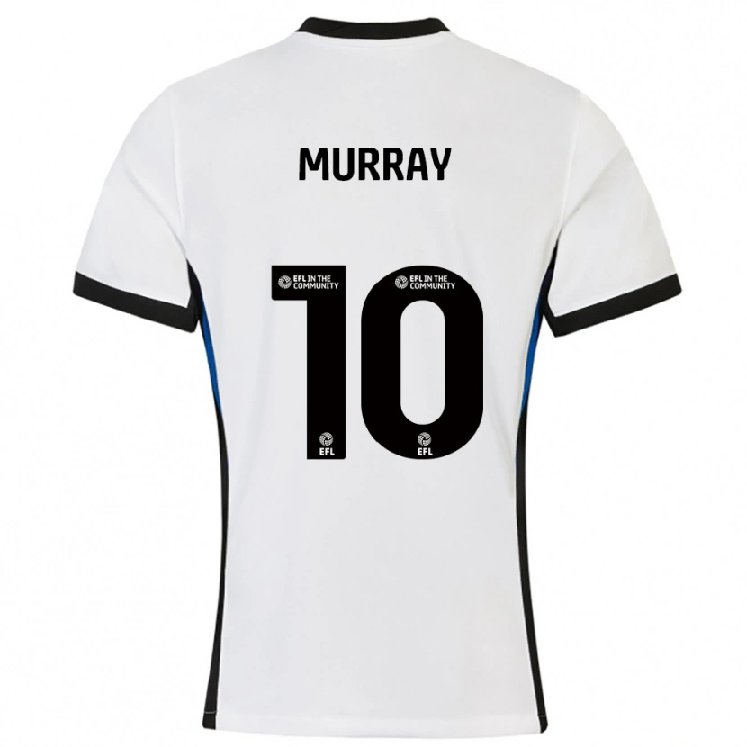 Danxen Men Christie Murray #10 White Blue Away Jersey 2025/26 T-Shirt