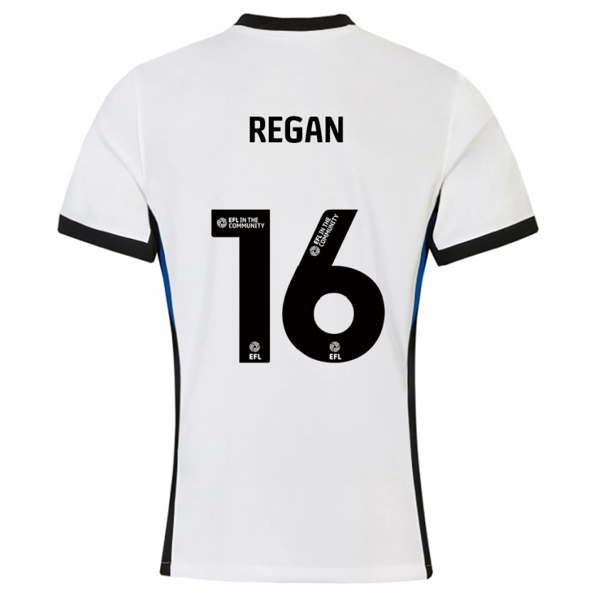 Danxen Men Rory Regan #16 White Blue Away Jersey 2025/26 T-Shirt