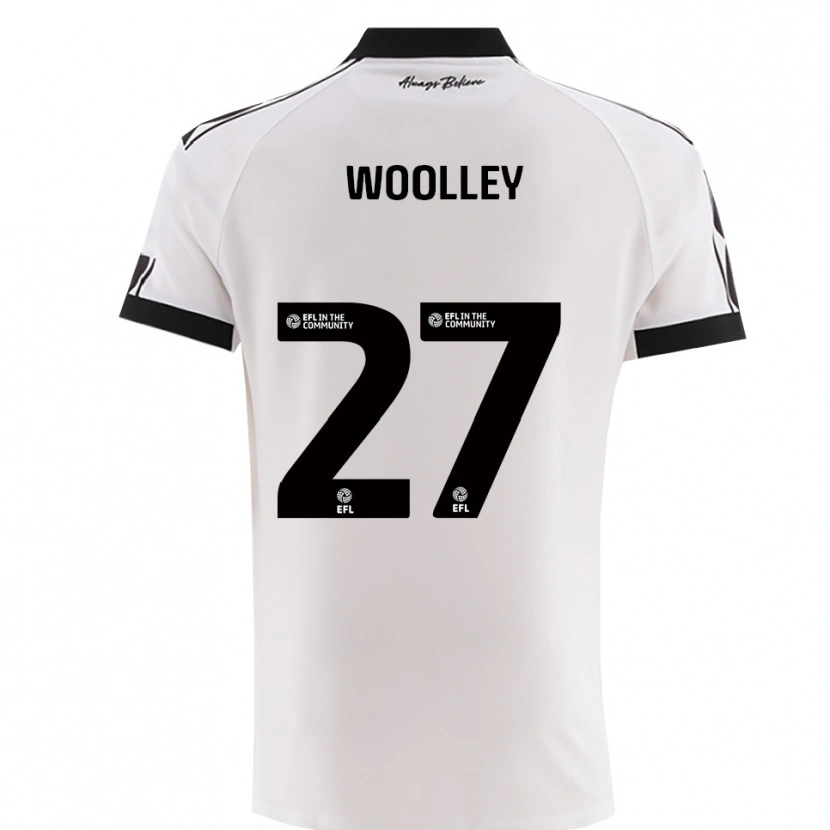 Danxen Men Jesse Woolley #27 White Black Away Jersey 2025/26 T-Shirt