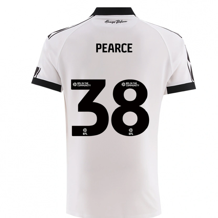 Danxen Men Manon Pearce #38 White Black Away Jersey 2025/26 T-Shirt